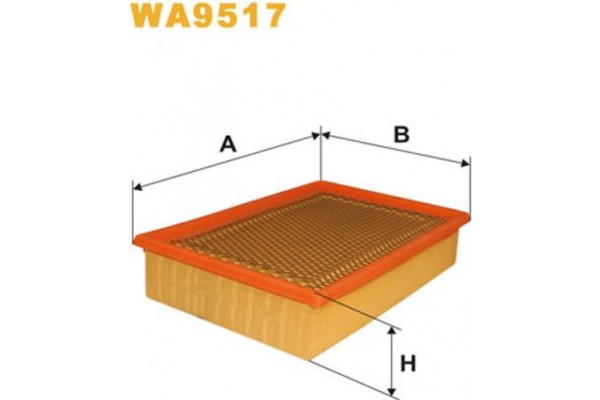 Wix Filters Φίλτρο Αέρα - WA9517