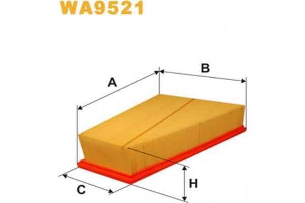 Wix Filters Φίλτρο Αέρα - WA9521