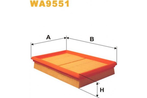 Wix Filters Φίλτρο Αέρα - WA9551