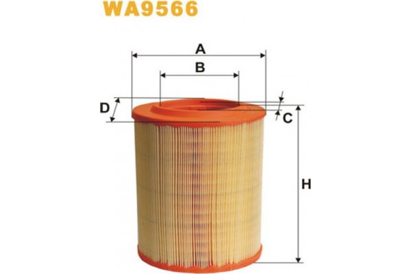 Wix Filters Φίλτρο Αέρα - WA9566