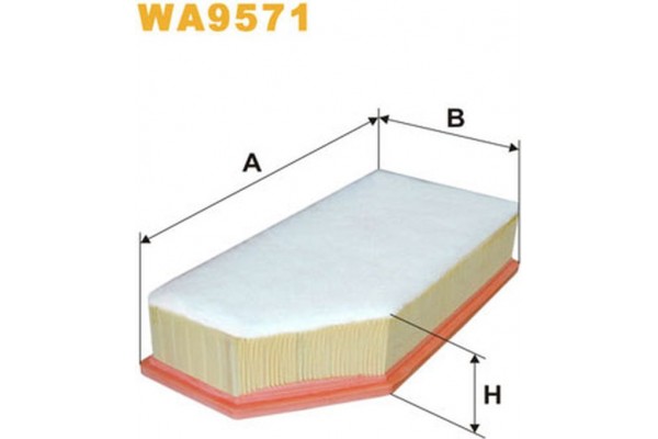 Wix Filters Φίλτρο Αέρα - WA9571