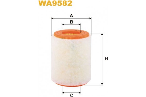 Wix Filters Φίλτρο Αέρα - WA9582