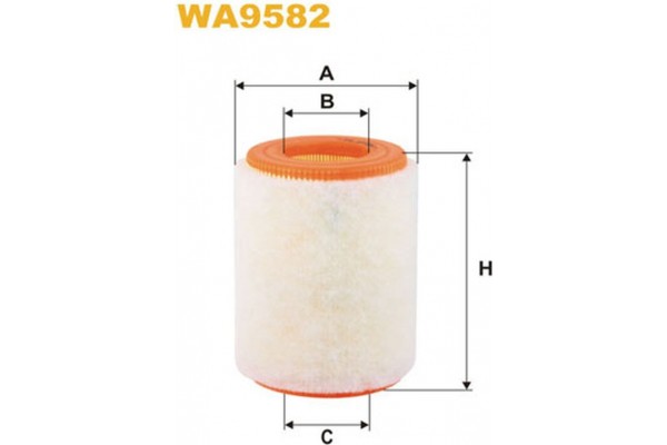 Wix Filters Φίλτρο Αέρα - WA9582