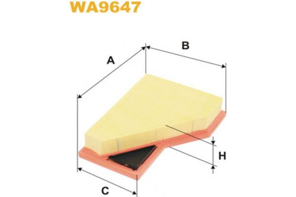 Wix Filters Φίλτρο Αέρα - WA9647