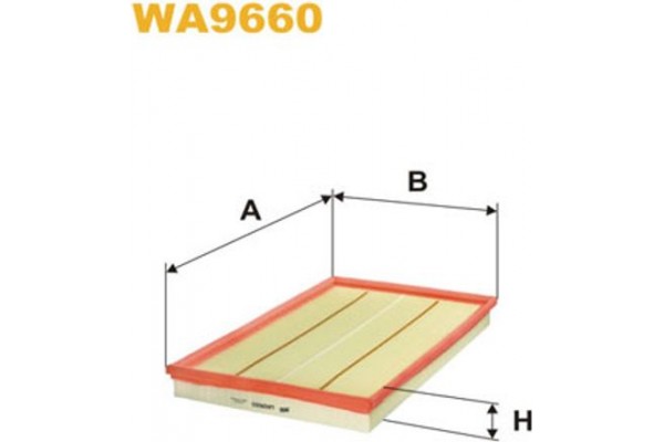 Wix Filters Φίλτρο Αέρα - WA9660