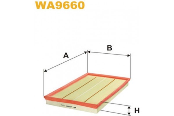 Wix Filters Φίλτρο Αέρα - WA9660