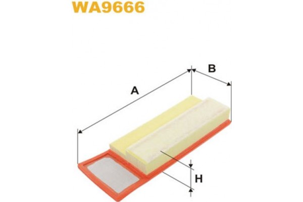 Wix Filters Φίλτρο Αέρα - WA9666