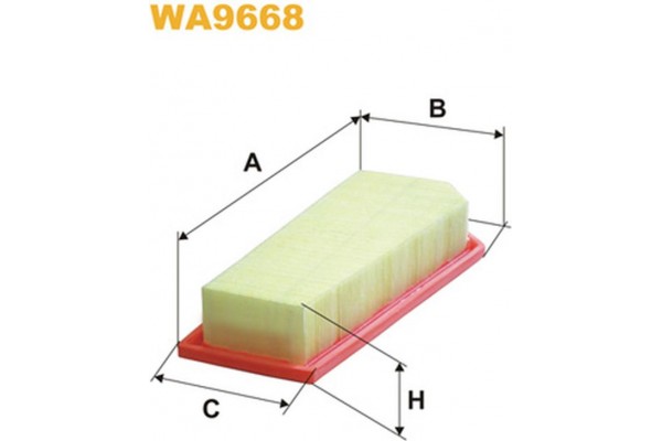 Wix Filters Φίλτρο Αέρα - WA9668