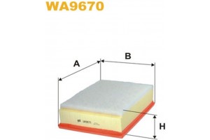 Wix Filters Φίλτρο Αέρα - WA9670