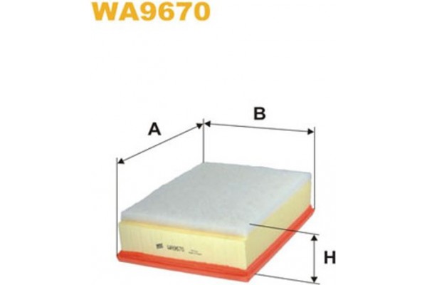 Wix Filters Φίλτρο Αέρα - WA9670