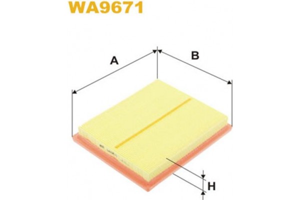 Wix Filters Φίλτρο Αέρα - WA9671