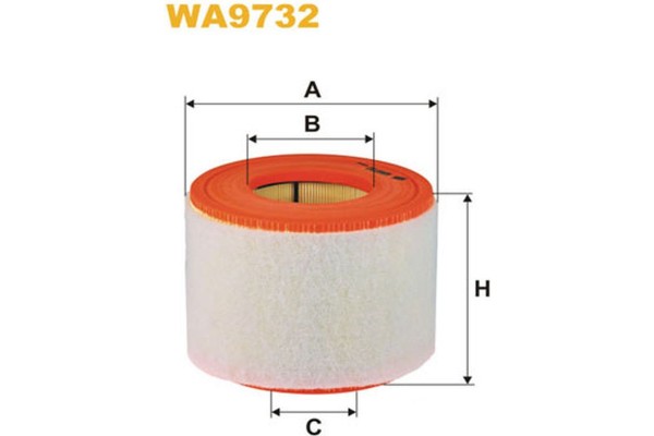 Wix Filters Φίλτρο Αέρα - WA9732
