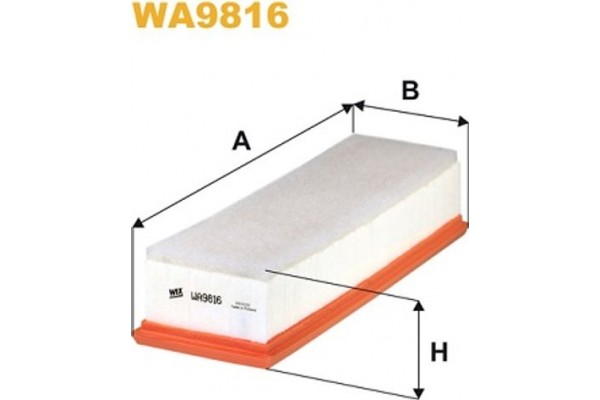 Wix Filters Φίλτρο Αέρα - WA9816