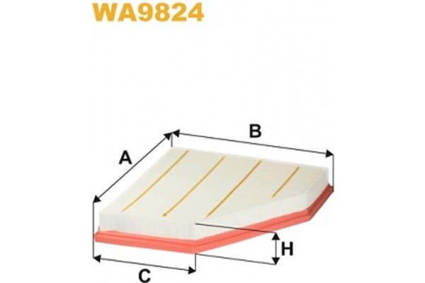 Wix Filters Φίλτρο Αέρα - WA9824