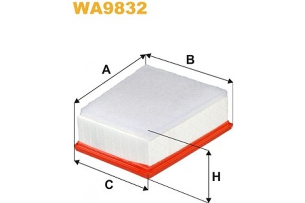 Wix Filters Φίλτρο Αέρα - WA9832