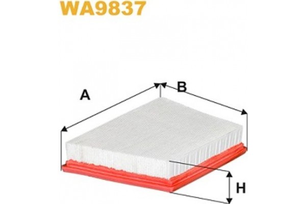 Wix Filters Φίλτρο Αέρα - WA9837