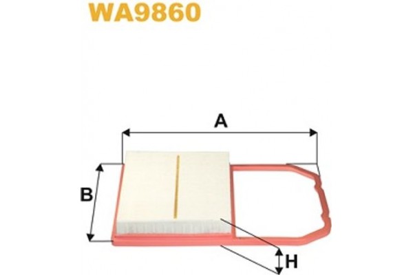 Wix Filters Φίλτρο Αέρα - WA9860