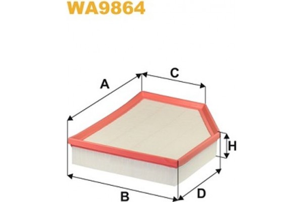 Wix Filters Φίλτρο Αέρα - WA9864