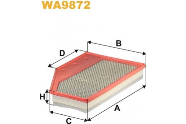 Wix Filters Φίλτρο Αέρα - WA9872