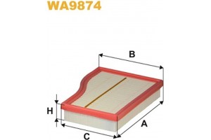 Wix Filters Φίλτρο Αέρα - WA9874