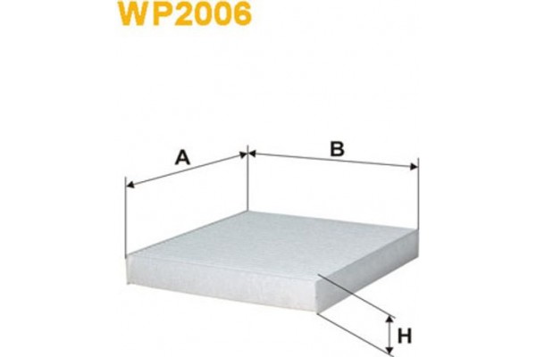 Wix Filters Φίλτρο, Αέρας Εσωτερικού Χώρου - WP2006
