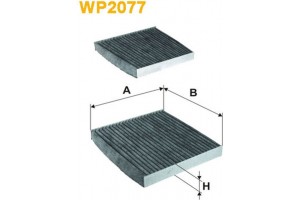 Wix Filters Φίλτρο, Αέρας Εσωτερικού Χώρου - WP2077