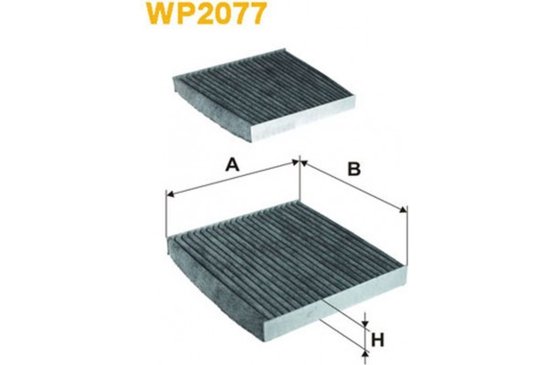 Wix Filters Φίλτρο, Αέρας Εσωτερικού Χώρου - WP2077