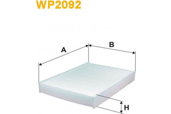 Wix Filters Φίλτρο, Αέρας Εσωτερικού Χώρου - WP2092