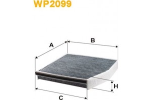 Wix Filters Φίλτρο, Αέρας Εσωτερικού Χώρου - WP2099