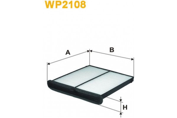 Wix Filters Φίλτρο, Αέρας Εσωτερικού Χώρου - WP2108