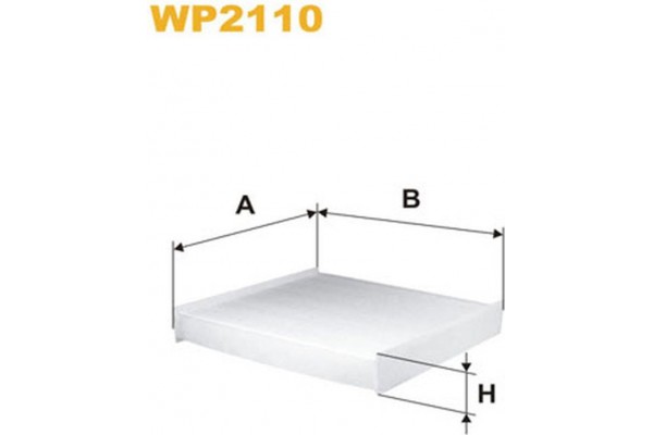 Wix Filters Φίλτρο, Αέρας Εσωτερικού Χώρου - WP2110