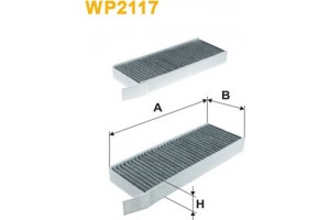 Wix Filters Φίλτρο, Αέρας Εσωτερικού Χώρου - WP2117