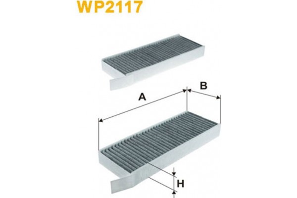 Wix Filters Φίλτρο, Αέρας Εσωτερικού Χώρου - WP2117