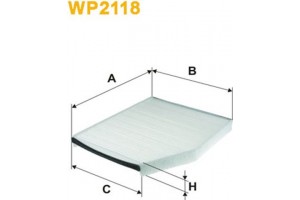 Wix Filters Φίλτρο, Αέρας Εσωτερικού Χώρου - WP2118