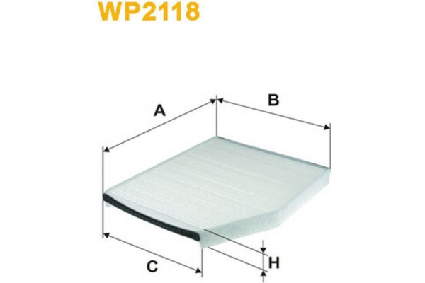 Wix Filters Φίλτρο, Αέρας Εσωτερικού Χώρου - WP2118