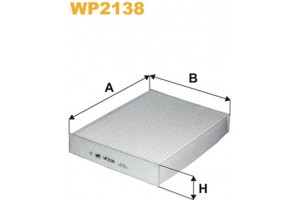 Wix Filters Φίλτρο, Αέρας Εσωτερικού Χώρου - WP2138