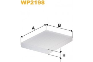 Wix Filters Φίλτρο, Αέρας Εσωτερικού Χώρου - WP2198