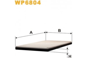 Wix Filters Φίλτρο, Αέρας Εσωτερικού Χώρου - WP6804
