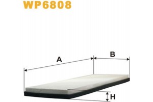 Wix Filters Φίλτρο, Αέρας Εσωτερικού Χώρου - WP6808