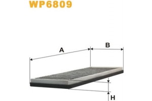 Wix Filters Φίλτρο, Αέρας Εσωτερικού Χώρου - WP6809