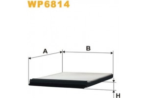 Wix Filters Φίλτρο, Αέρας Εσωτερικού Χώρου - WP6814