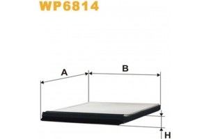 Wix Filters Φίλτρο, Αέρας Εσωτερικού Χώρου - WP6814