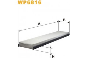 Wix Filters Φίλτρο, Αέρας Εσωτερικού Χώρου - WP6816