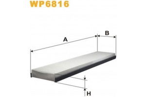 Wix Filters Φίλτρο, Αέρας Εσωτερικού Χώρου - WP6816