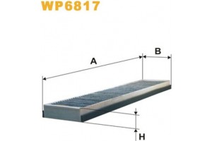 Wix Filters Φίλτρο, Αέρας Εσωτερικού Χώρου - WP6817