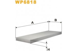Wix Filters Φίλτρο, Αέρας Εσωτερικού Χώρου - WP6818
