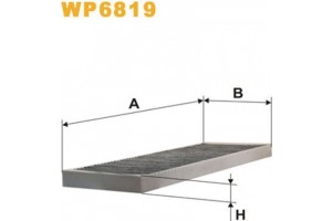 Wix Filters Φίλτρο, Αέρας Εσωτερικού Χώρου - WP6819