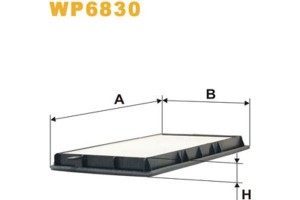 Wix Filters Φίλτρο, Αέρας Εσωτερικού Χώρου - WP6830
