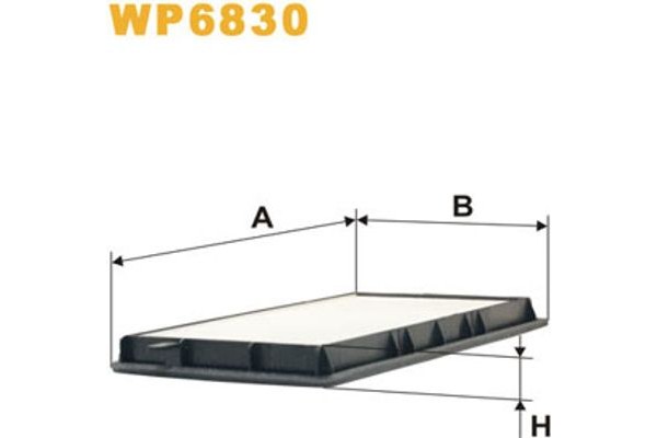 Wix Filters Φίλτρο, Αέρας Εσωτερικού Χώρου - WP6830