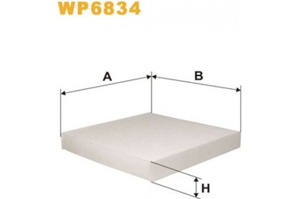 Wix Filters Φίλτρο, Αέρας Εσωτερικού Χώρου - WP6834